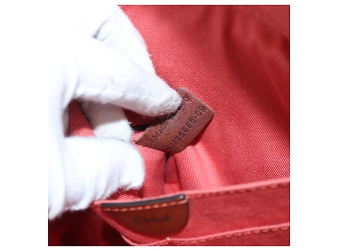 Chloé Angie Tote aus Leder Mittel Braun - Ansicht 7