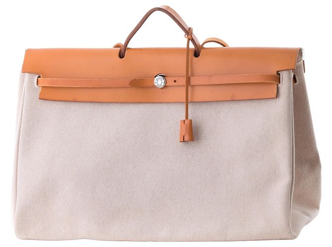 Hermès Herbag 2-in-1 Reisetasche mit Obergriff - Ansicht 11