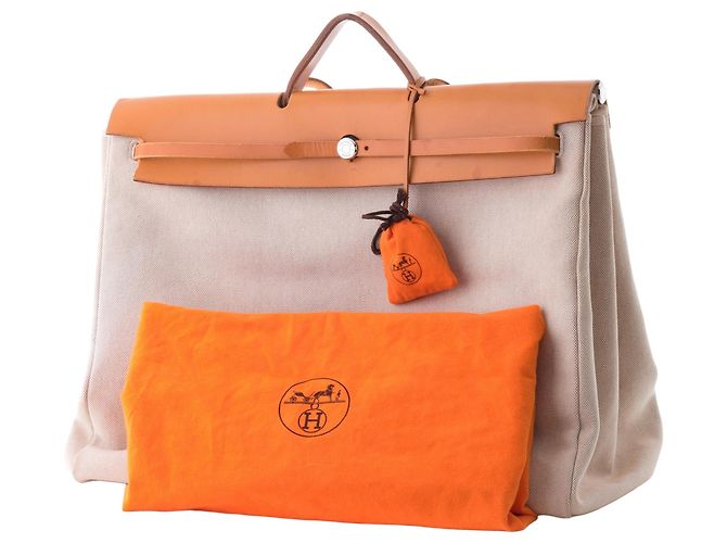 Hermès Herbag 2-in-1 Reisetasche mit Obergriff - Ansicht 13