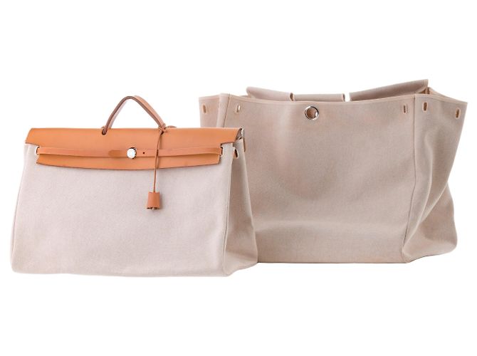Hermès Herbag 2-in-1 Reisetasche mit Obergriff - Ansicht 14