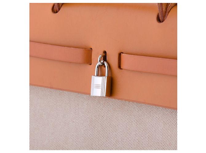 Hermès Herbag 2-in-1 Reisetasche mit Obergriff - Ansicht 7