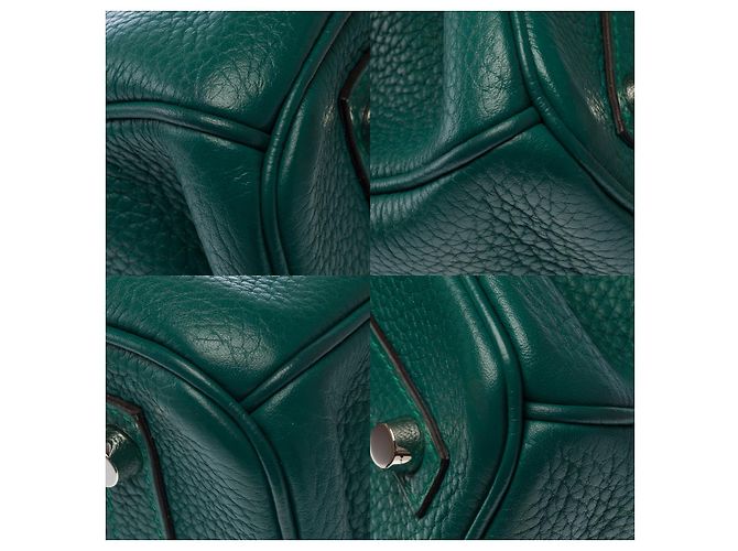 Hermès Borsa HERMES Birkin 30 in Pelle Verde - 103006 - vista 12