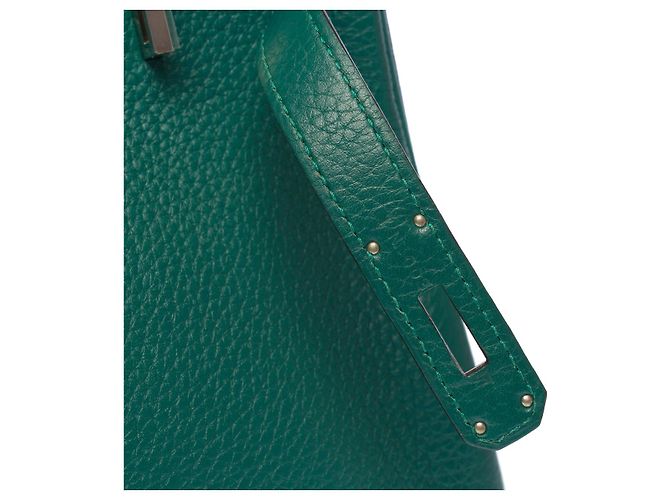 Hermès Borsa HERMES Birkin 30 in Pelle Verde - 103006 - vista 8