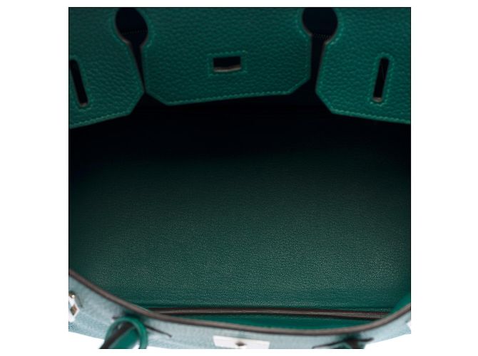 Hermès Borsa HERMES Birkin 30 in Pelle Verde - 103006 - vista 9