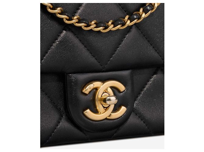 Bolso CHANEL Coco Handle de Cuero Negro - 102978 - vista 4