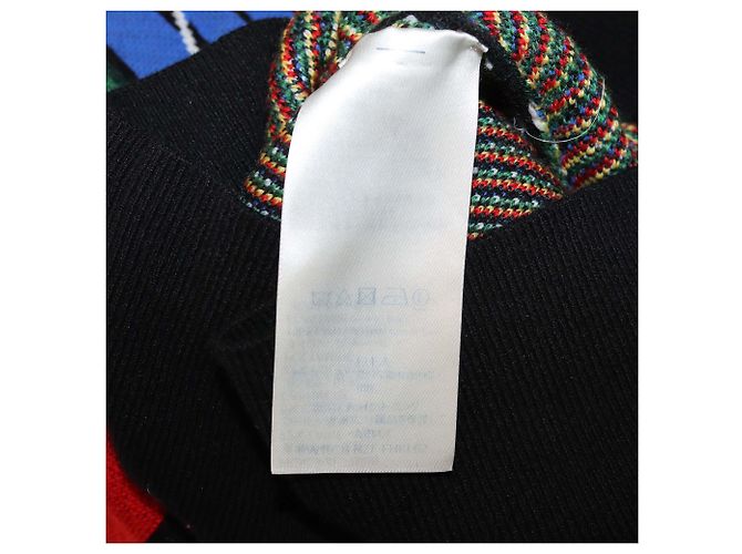 Louis Vuitton Black Wool Blend Printed Long Sleeve Sweatshirt - view 6