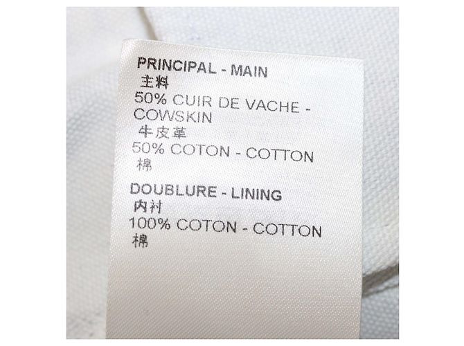 Louis Vuitton Blaue Monogramm Mischgewebe und Lederjacke - Ansicht 7