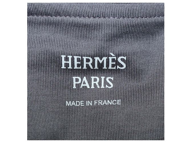 Hermès Camiseta Mini Mors de Algodón Gris Pierre de Hermes - vista 5