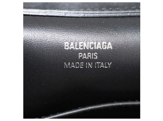 Borsa mini Rodeo in pelle nera Balenciaga Nero - vista 6