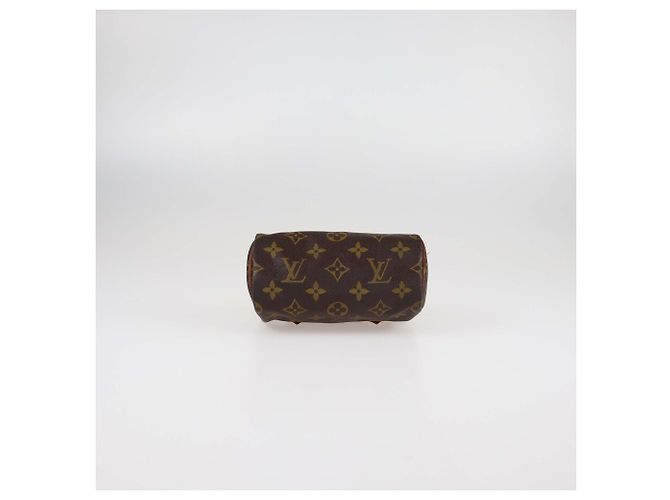Borsa Nano Speedy in tela Monogram Louis Vuitton - vista 4