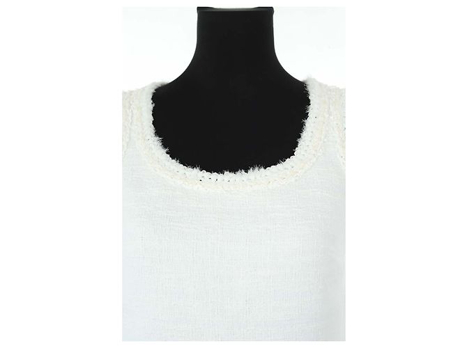 Giambattista Valli Top de algodão branco - vista 2