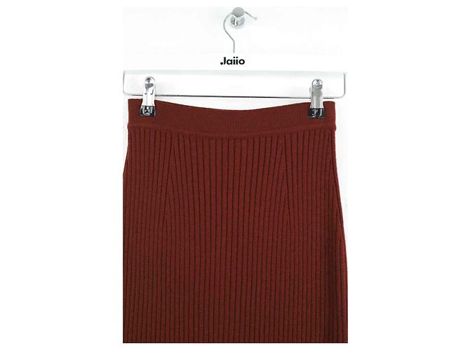 Chloé Falda de lana marrón Castaño - vista 4