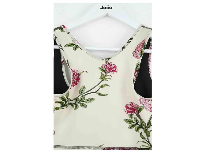 Giambattista Valli Top beige sin mangas - vista 4