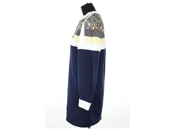 Vestido Louis Vuitton de algodón azul - vista 3