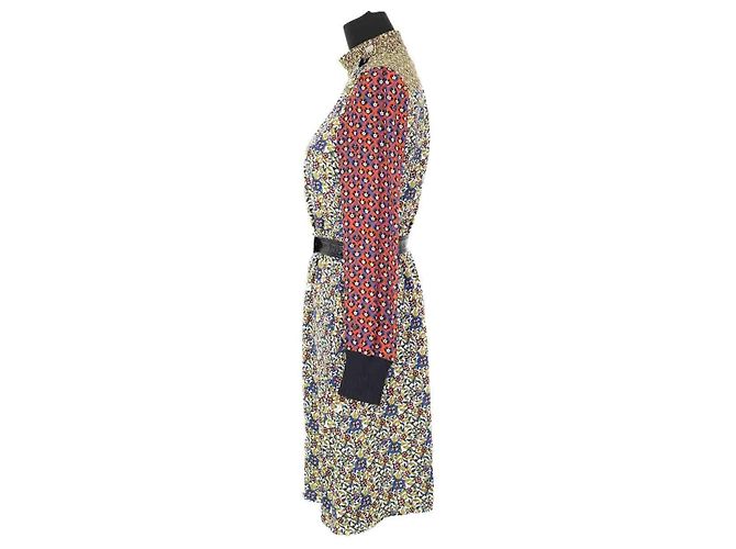 Louis Vuitton Abito in seta multicolore - vista 3