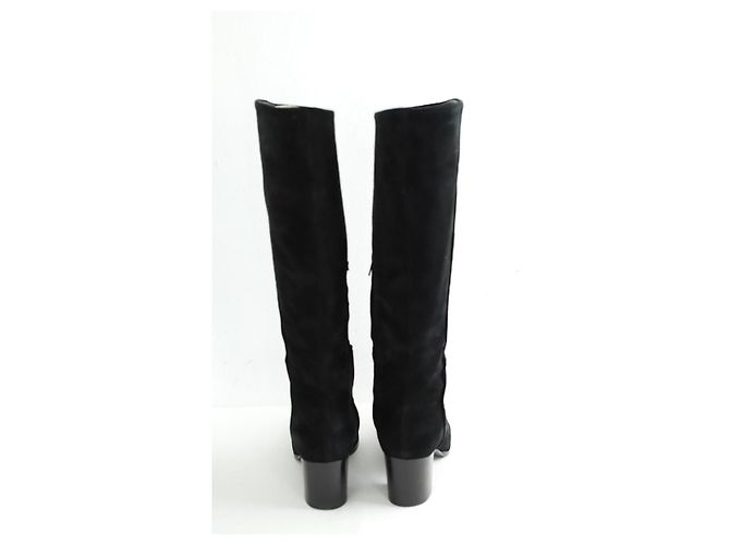 Gerard Darel Botas de ante negras - vista 2