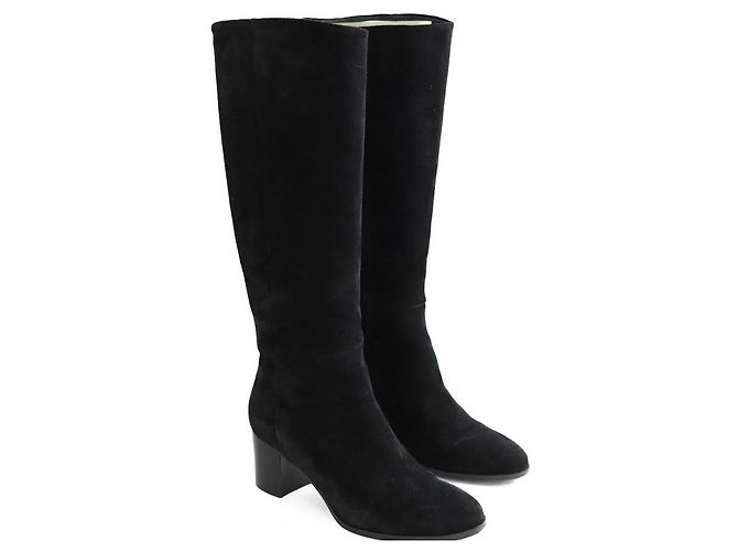 Gerard Darel Botas de ante negras - vista 3
