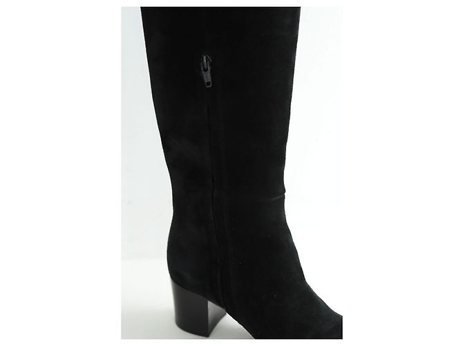 Gerard Darel Botas de ante negras - vista 4