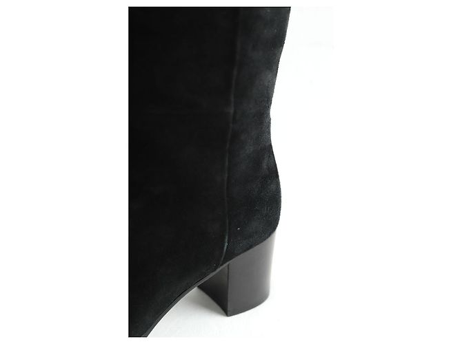 Gerard Darel Botas de ante negras - vista 5