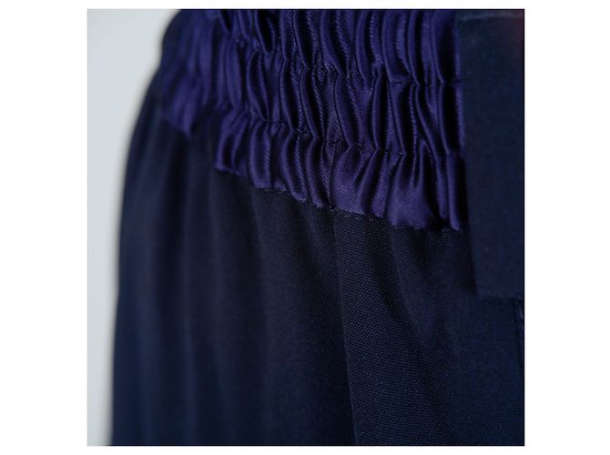 Acne Studios Milica Wool-Blend Pants Navy - view 4