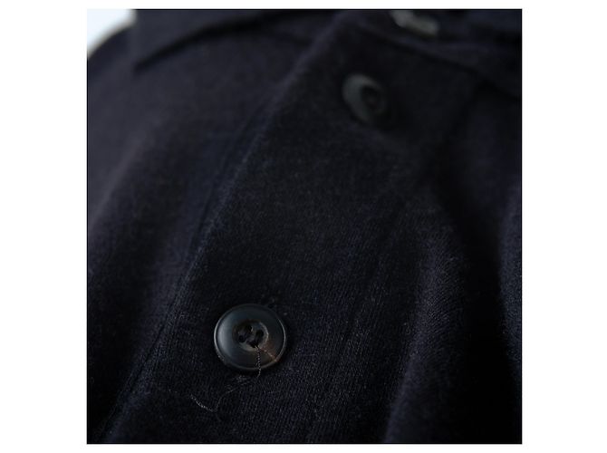 Navy Cashmere Polo von Giorgio Armani Schwarz - Ansicht 4