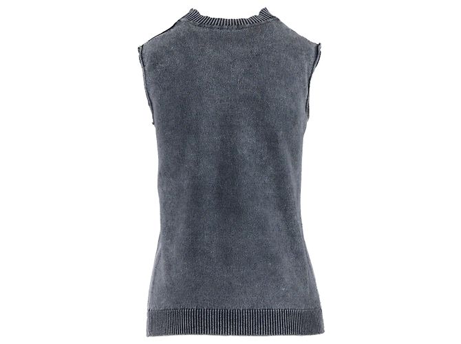 Top de punto de algodón Callaghan por Nicolas Ghesquière Gris - vista 2