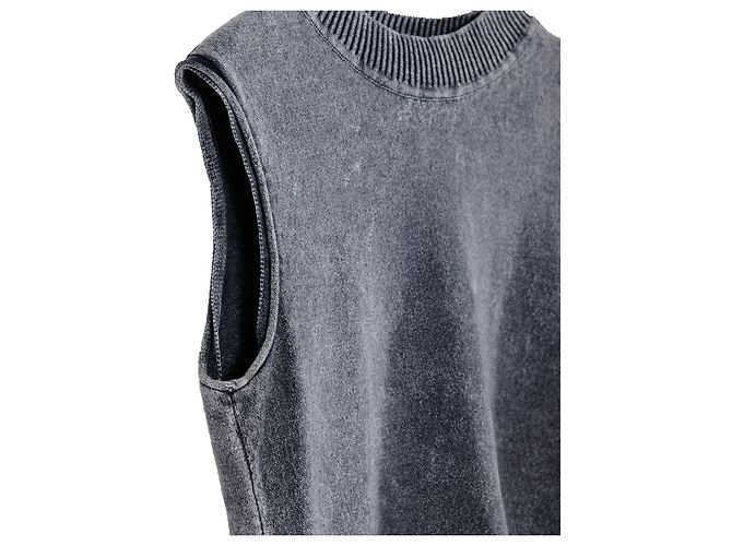 Top de punto de algodón Callaghan por Nicolas Ghesquière Gris - vista 3