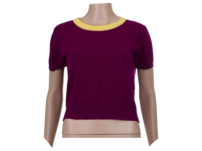 CHANEL Kleid aus lila Wolle - 102245 - Ansicht 7