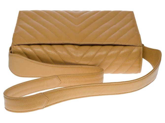 Borsa CHANEL in Pelle Beige - 103014 - vista 11