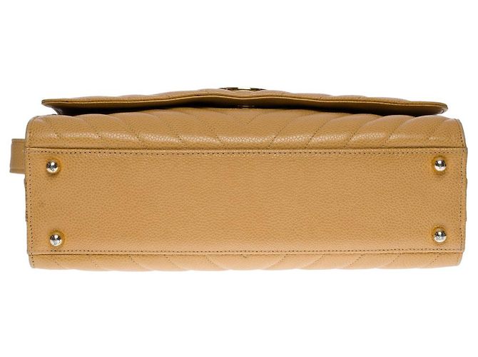 Borsa CHANEL in Pelle Beige - 103014 - vista 12