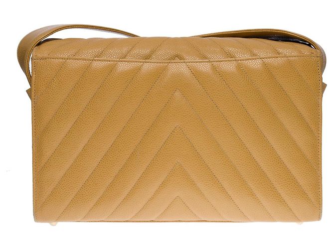 Borsa CHANEL in Pelle Beige - 103014 - vista 5