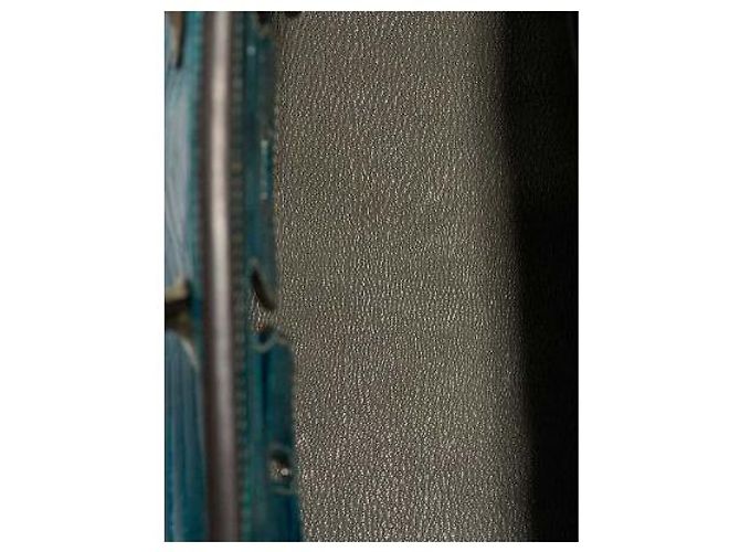 Hermès HERMES Birkin 25 Tasche aus exotischem Leder Grau - 102990 - Ansicht 7