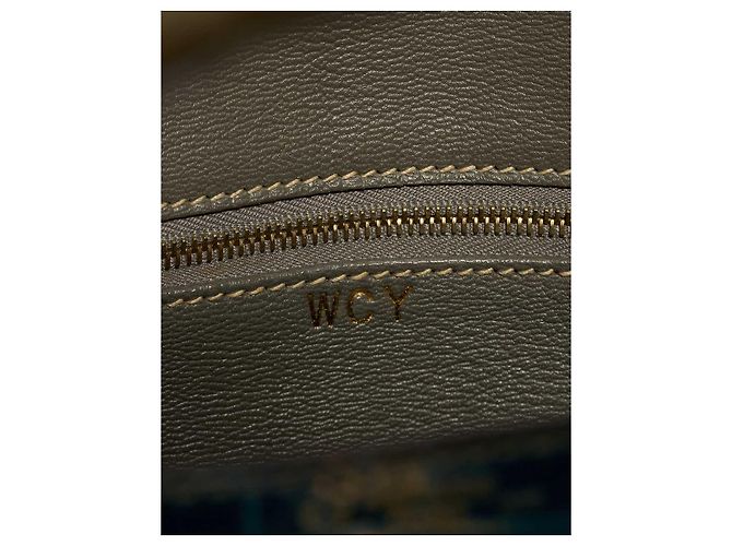 Hermès HERMES Birkin 25 Tasche aus exotischem Leder Grau - 102990 - Ansicht 8