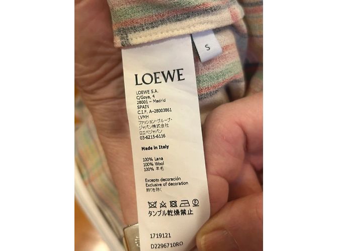Loewe Wollkleid Herbstkollektion 2019 Mehrfarben - Ansicht 3