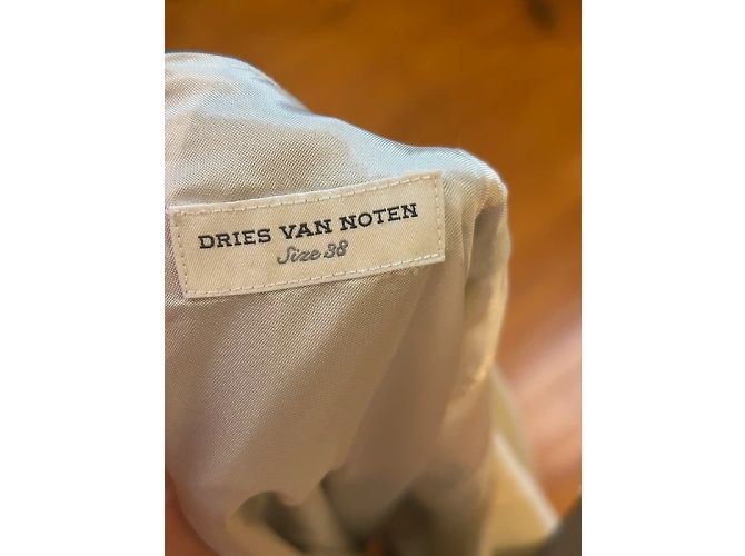 Vestido Dries Van Noten Estampado Japonés Lana y Algodón Multicolor - vista 3