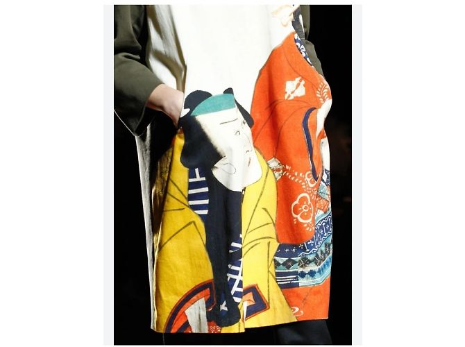 Vestido Dries Van Noten Estampado Japonés Lana y Algodón Multicolor - vista 5