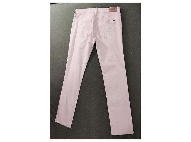Jeans Slim de Cintura Media Tommy Hilfiger Naomi W28 L34 Blanco - vista 11