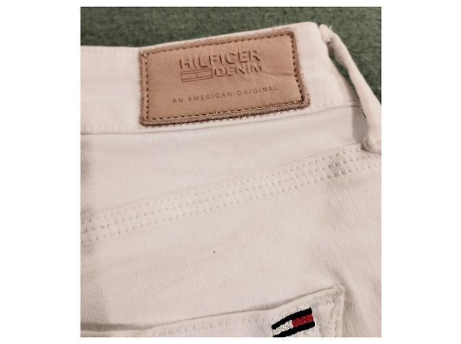 Jeans Slim de Cintura Media Tommy Hilfiger Naomi W28 L34 Blanco - vista 17
