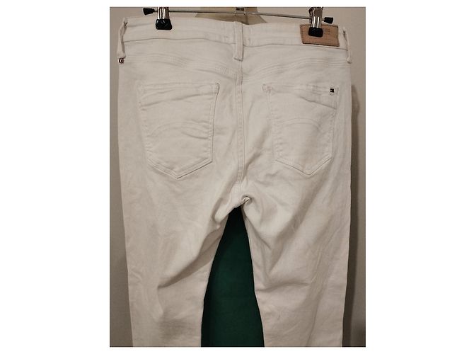 Jeans Slim de Cintura Media Tommy Hilfiger Naomi W28 L34 Blanco - vista 18