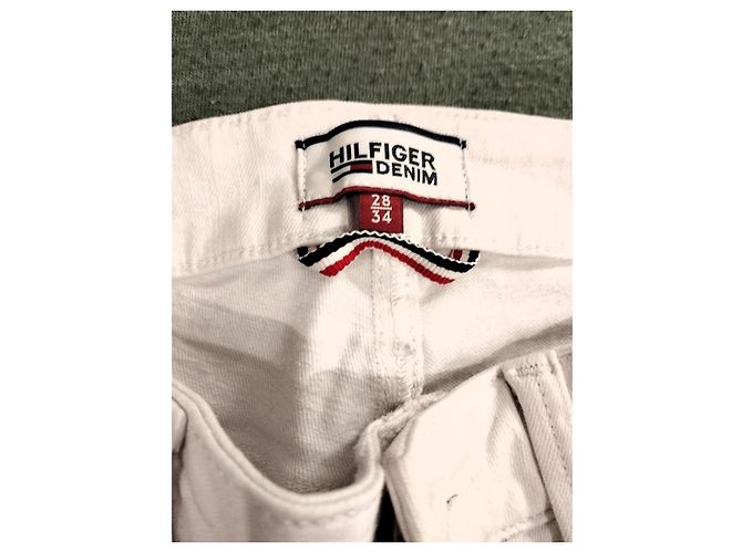Jeans Slim de Cintura Media Tommy Hilfiger Naomi W28 L34 Blanco - vista 7