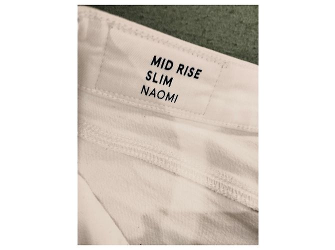 Jeans Slim de Cintura Media Tommy Hilfiger Naomi W28 L34 Blanco - vista 8