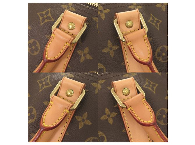 Borsa Boston Keepall 60 Monogram Louis Vuitton Marrone - vista 7