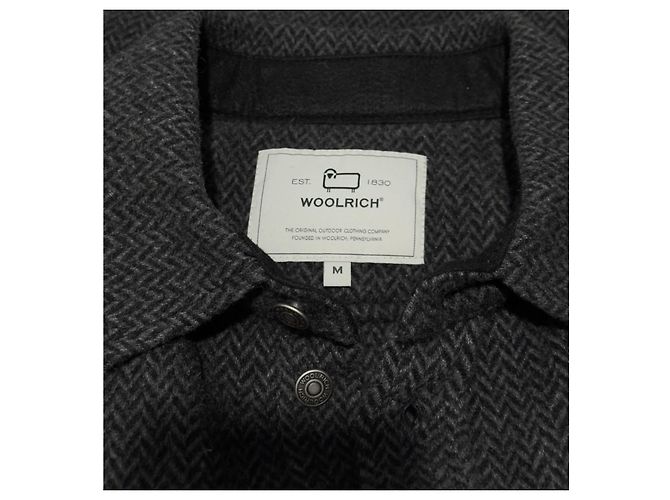 Woolrich Alaskan Wollhemd mit Karomuster Grau - Ansicht 4