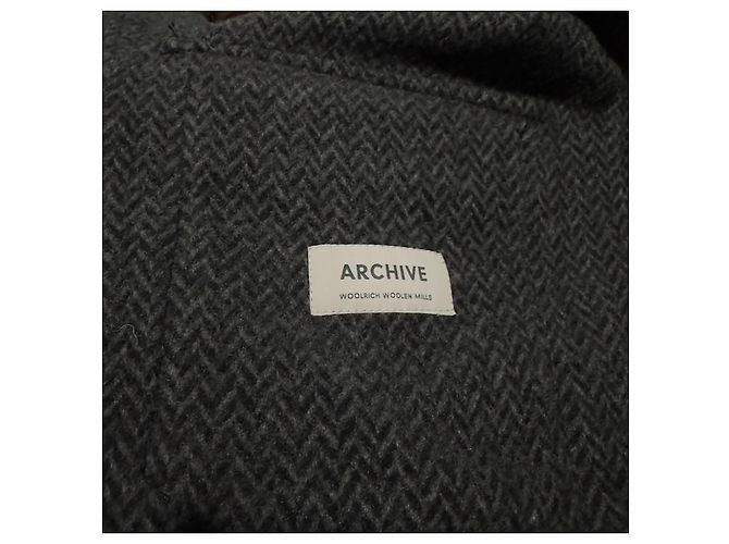 Woolrich Alaskan Wollhemd mit Karomuster Grau - Ansicht 5