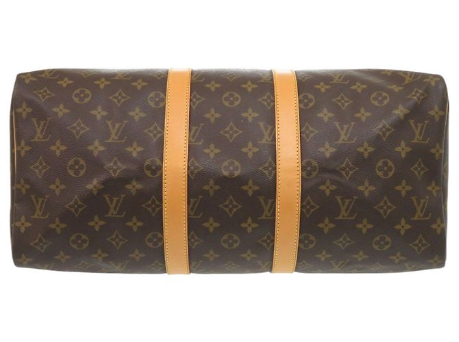 Borsa Boston Keepall 45 Monogram Louis Vuitton Marrone - vista 3