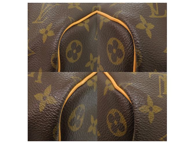 Borsa Boston Keepall 45 Monogram Louis Vuitton Marrone - vista 4