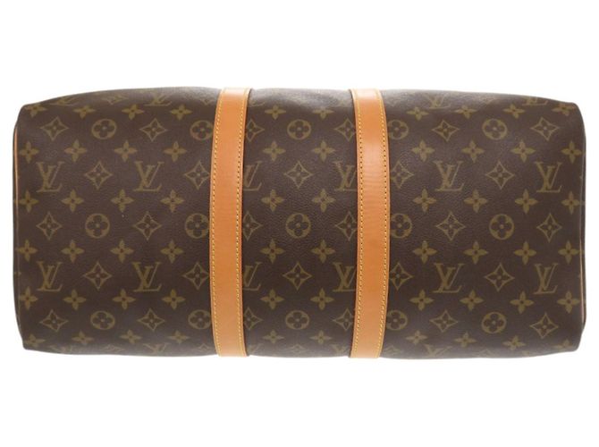 Louis Vuitton Keepall 45 Monogram Boston Bag Brown - view 3