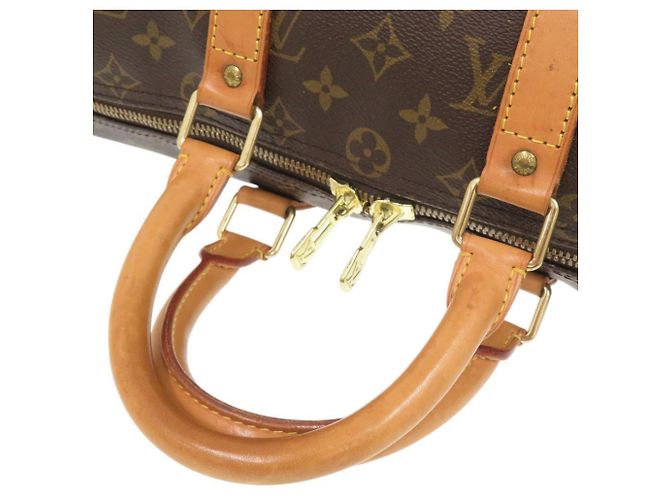 Louis Vuitton Keepall 45 Monogram Boston Bag Brown - view 5