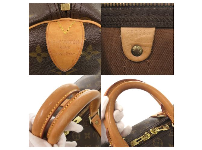 Louis Vuitton Keepall 45 Monogram Boston Bag Brown - view 7