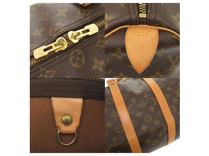 Louis Vuitton Keepall 45 Monogram Boston Bag Brown - view 8